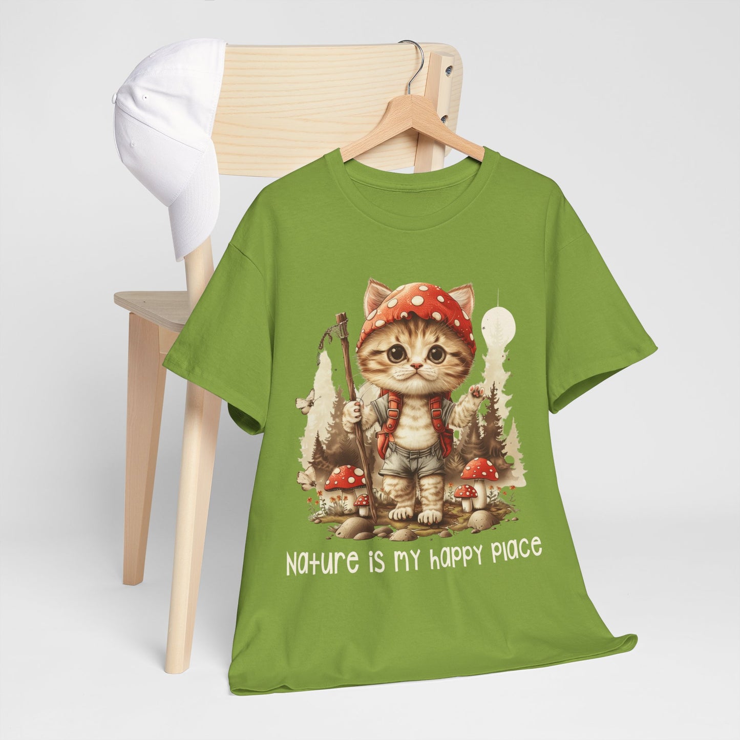 Cat Hiker Tee