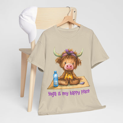 Highland Cow Yoga Tee