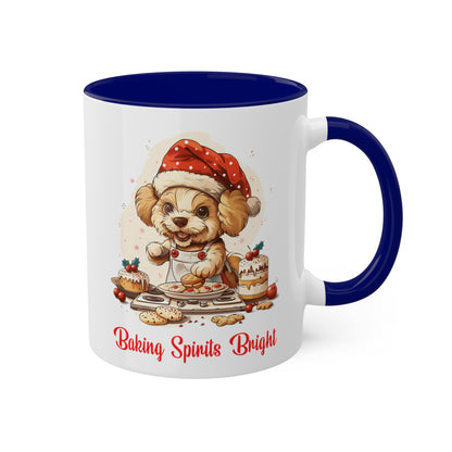 Dog Christmas Baker Mug