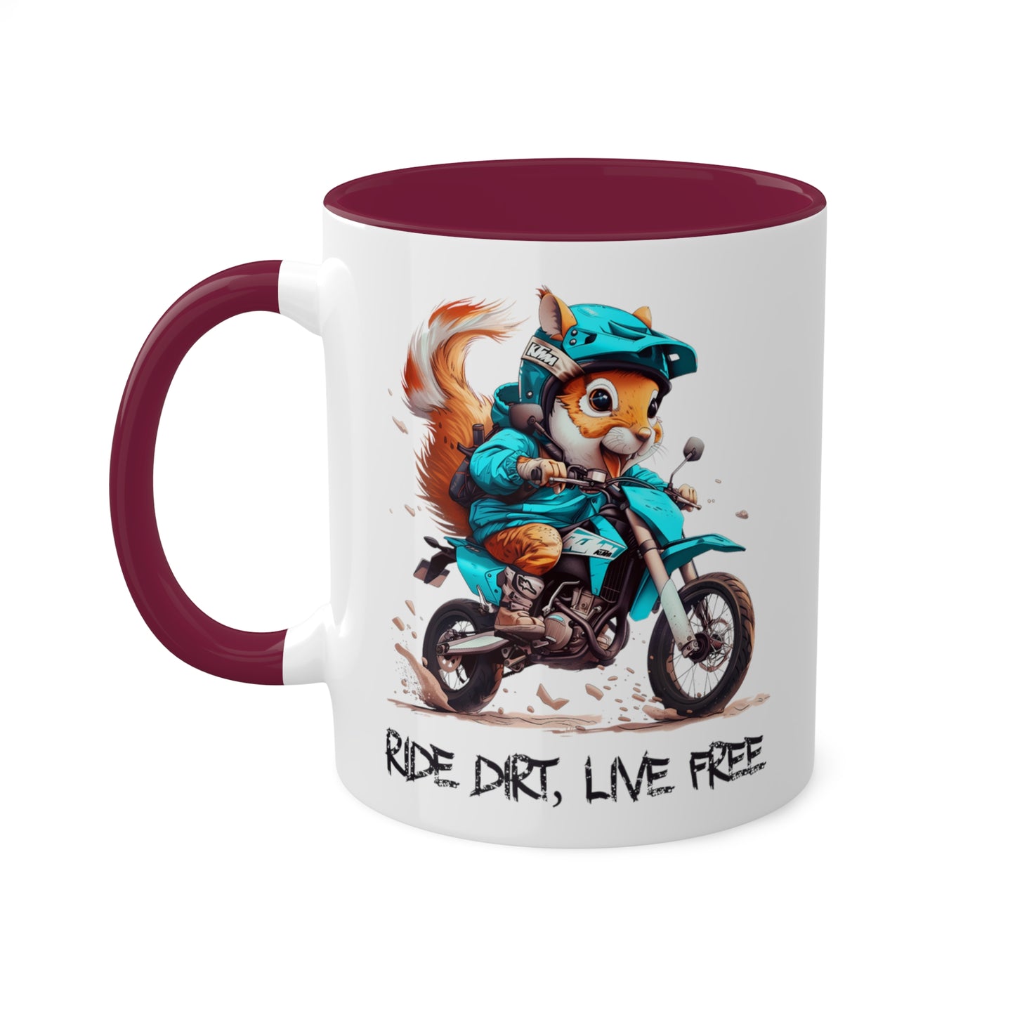 Squirrel Dirt Biker Mug