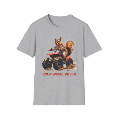 Squirrel Quad Rider Softstyle T-Shirt