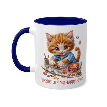 Cat Puzzler Mug