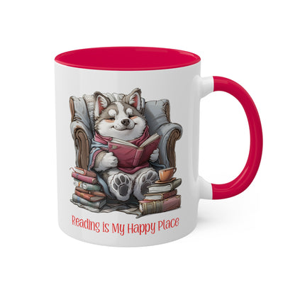 Corgi Reading Mug