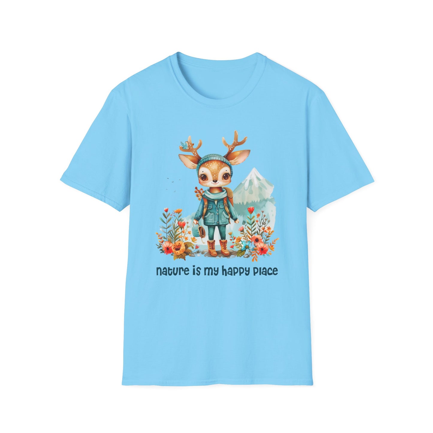 Deer Hiker Softstyle T-Shirt