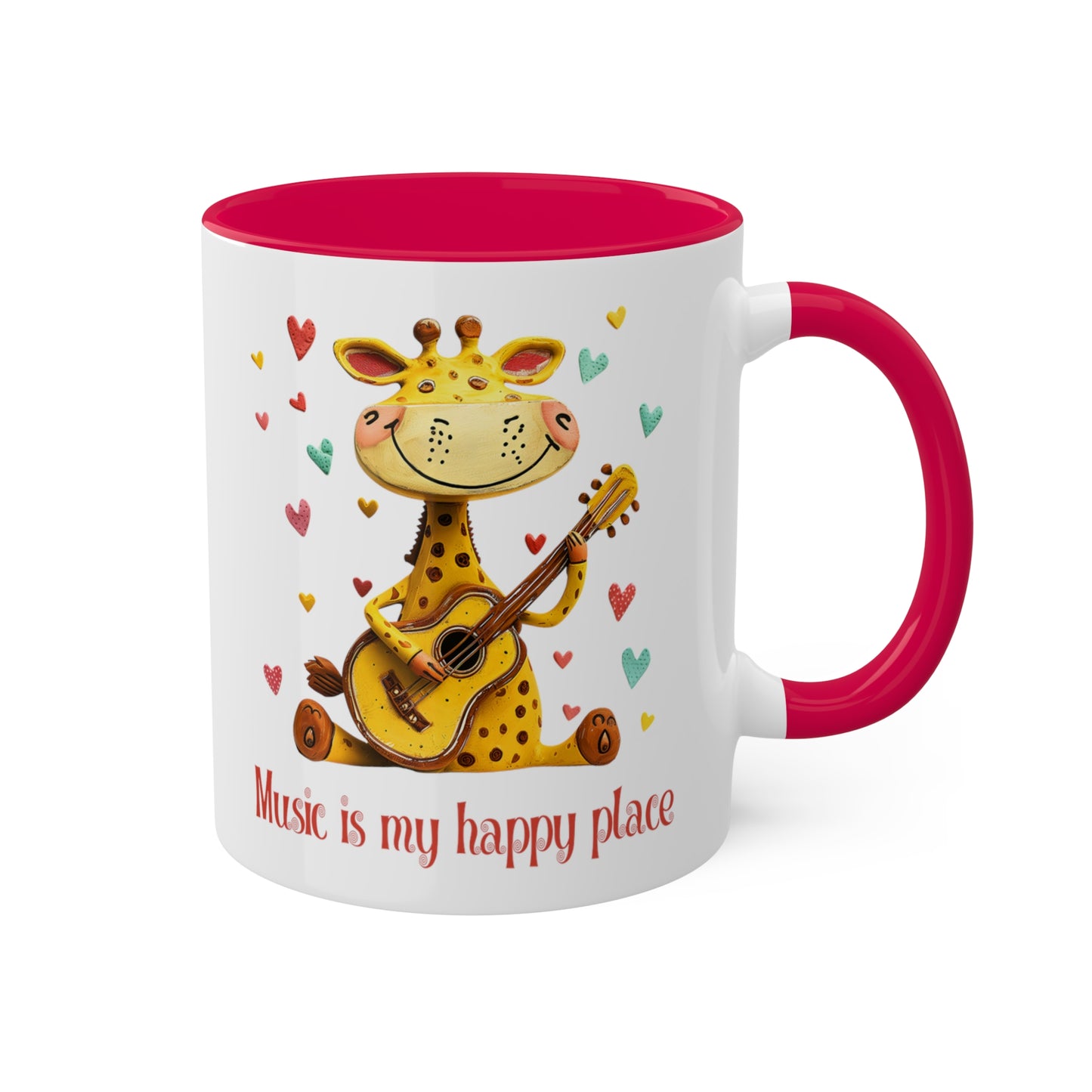 Giraffe Musician Mug