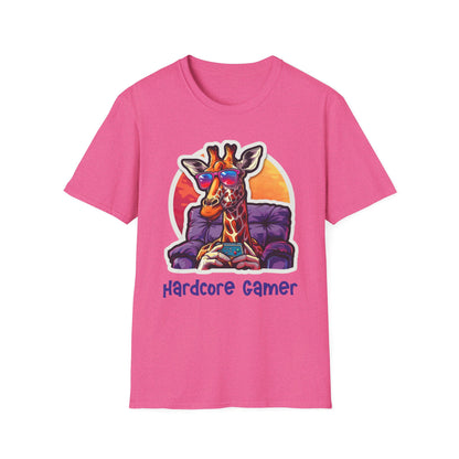 Giraffe Gamer Unisex Softstyle T-Shirt