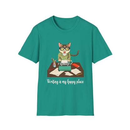 Cat Writer Softstyle T-Shirt