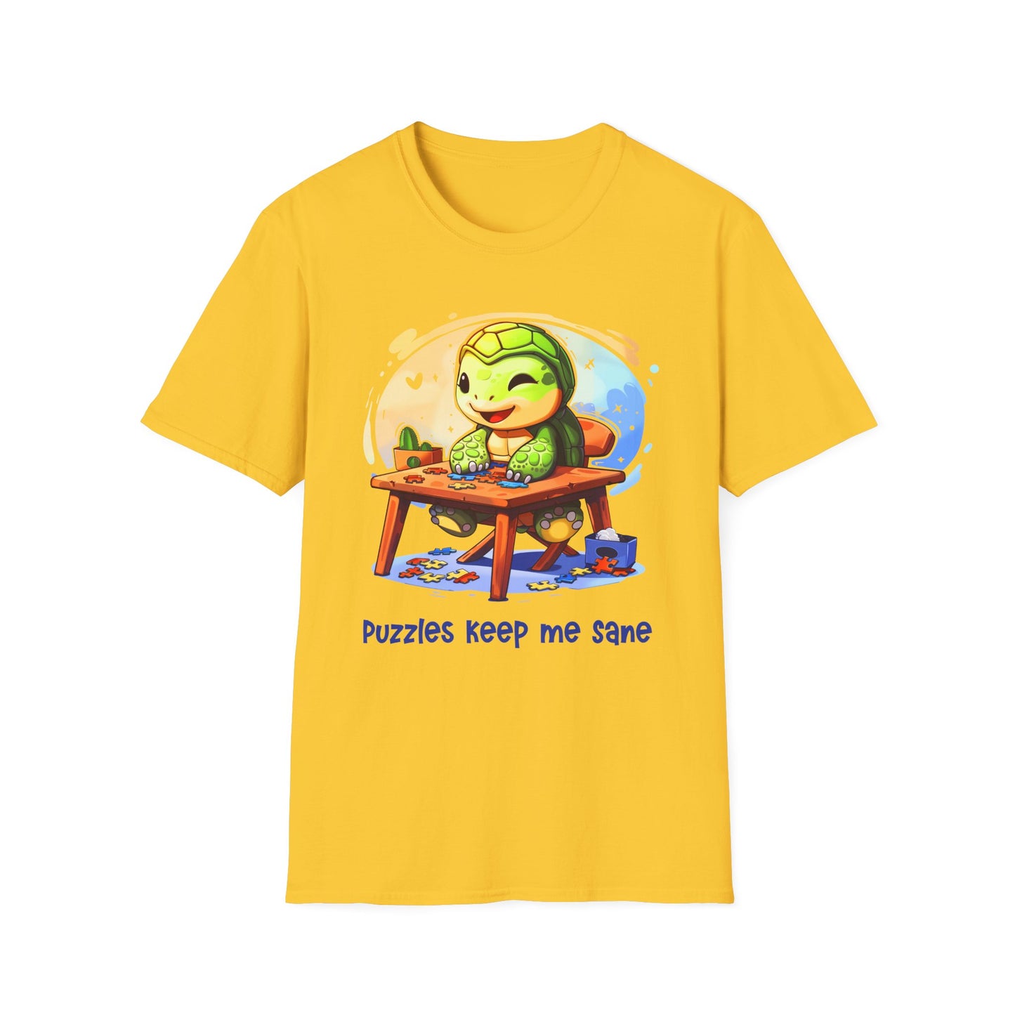 Turtle Puzzler Softstyle T-Shirt