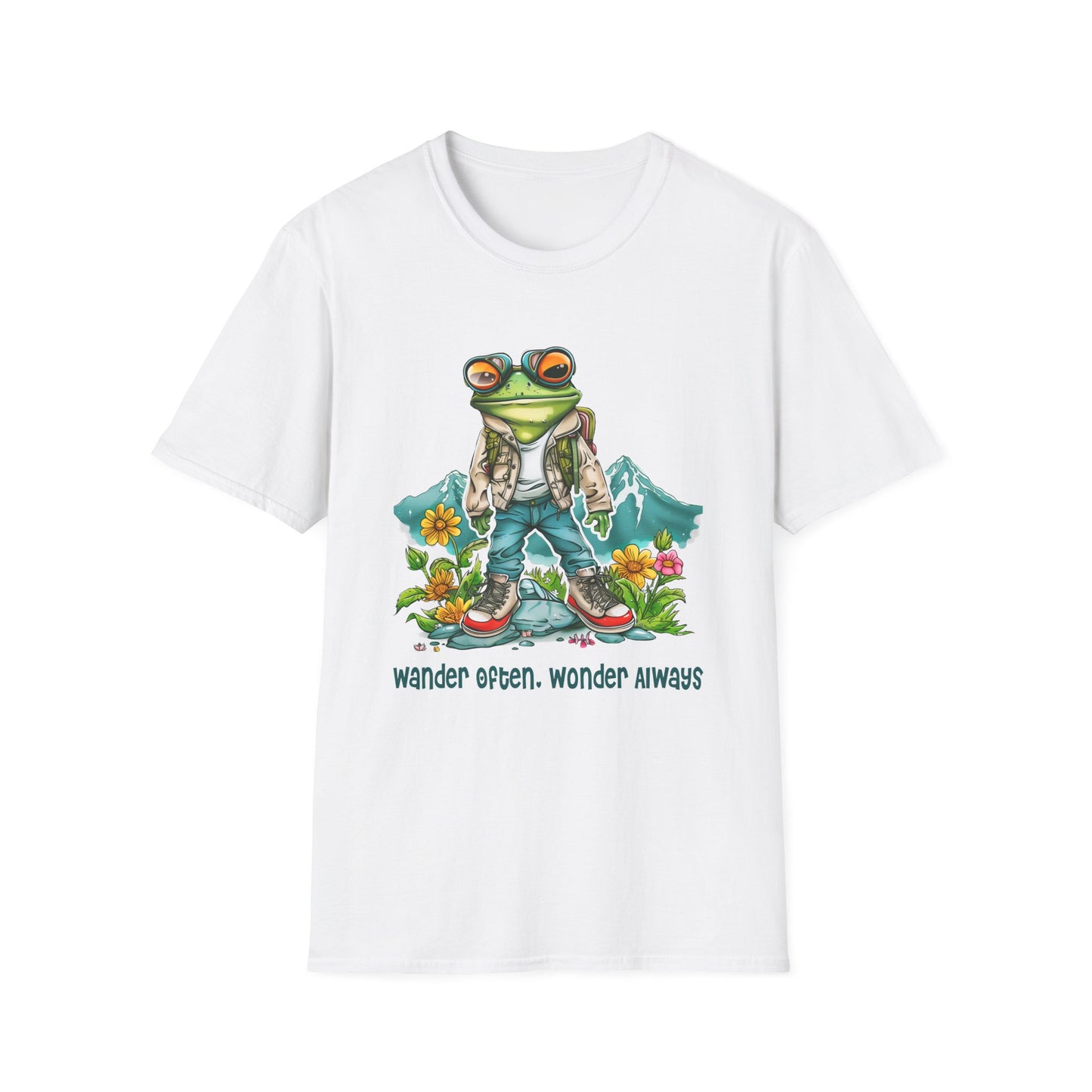 Frog Hiker Softstyle T-Shirt