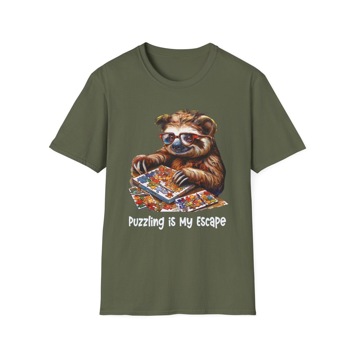 Sloth Puzzler Softstyle T-Shirt