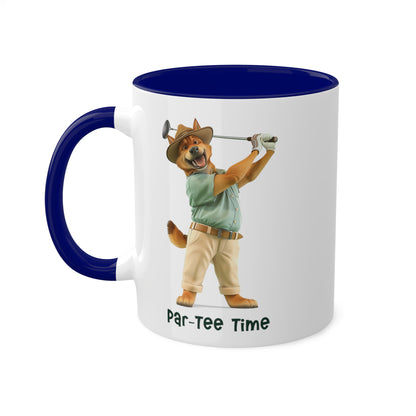 Dog Golfing Mug