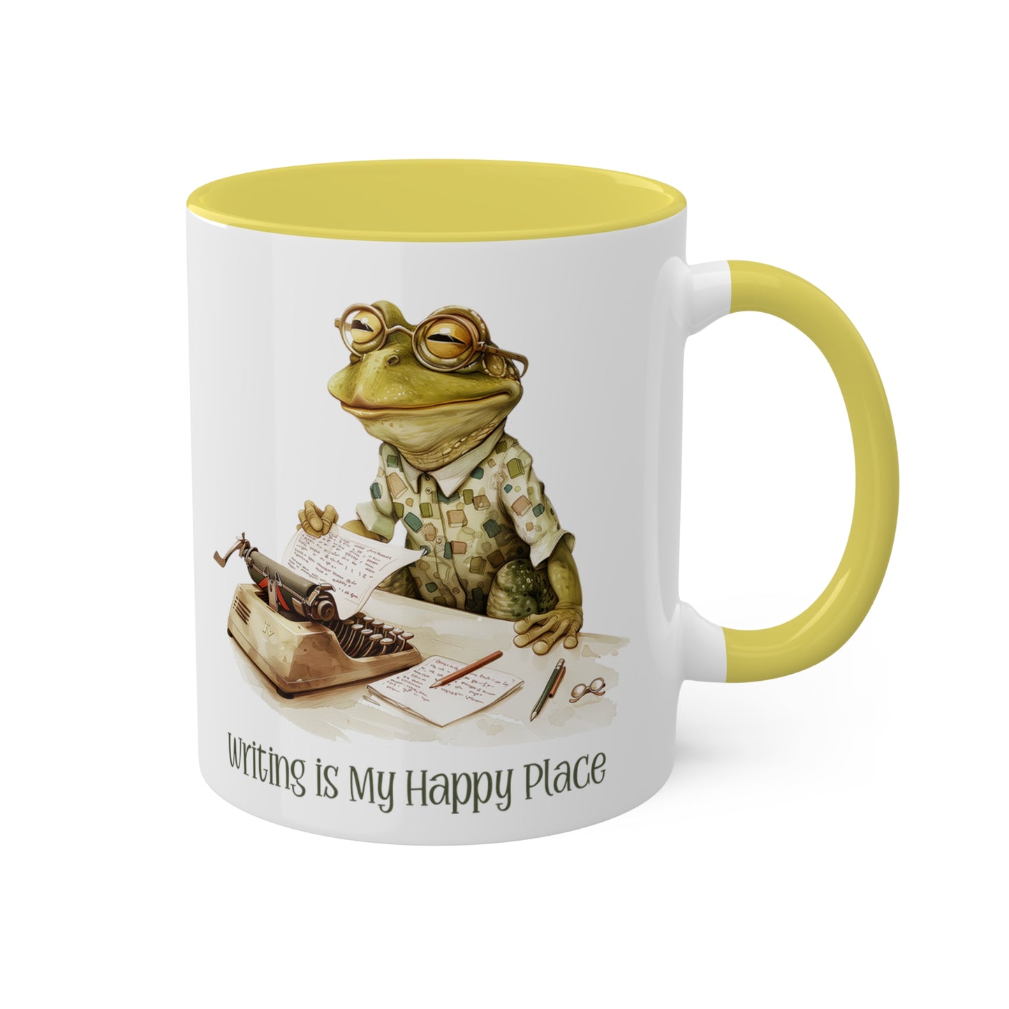 Frog Writer Mug