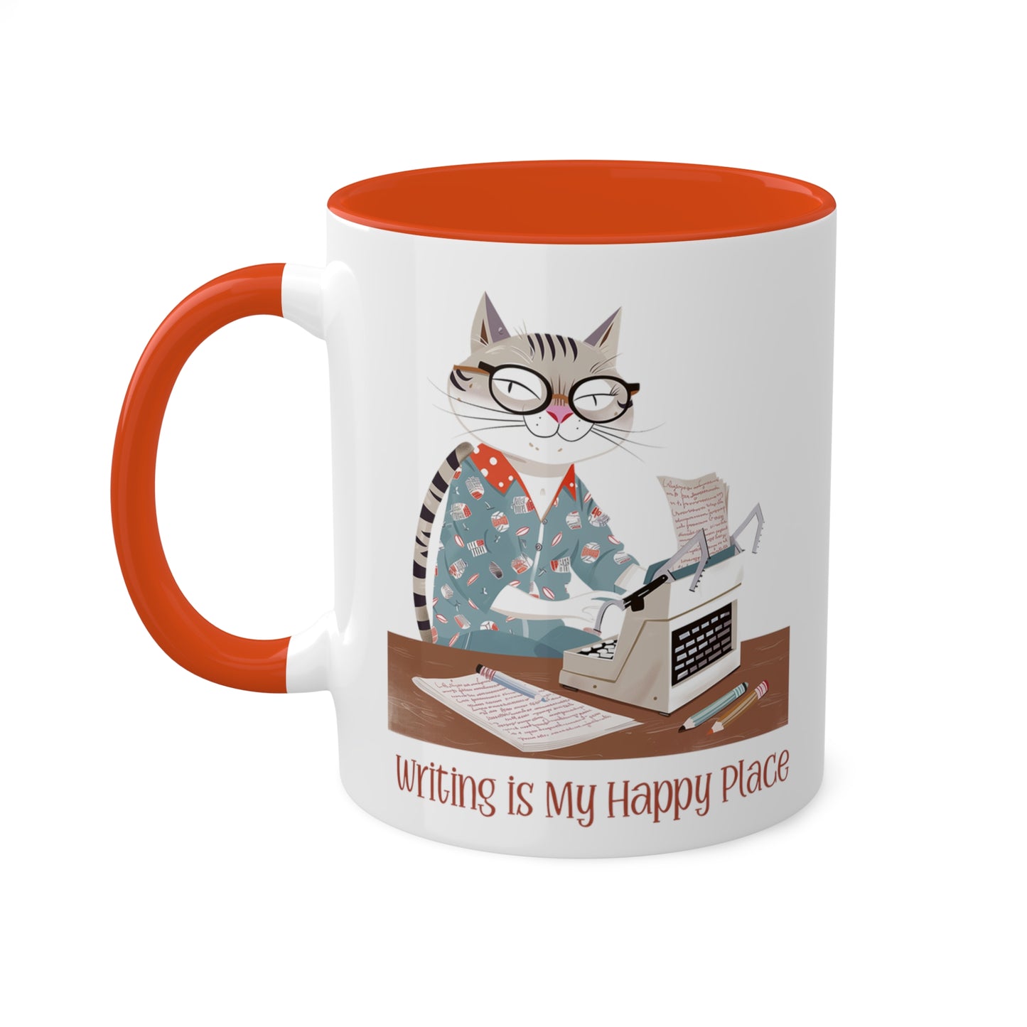 Cat Writer Mug