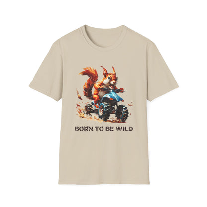 Squirrel Quad Rider Softstyle T-Shirt