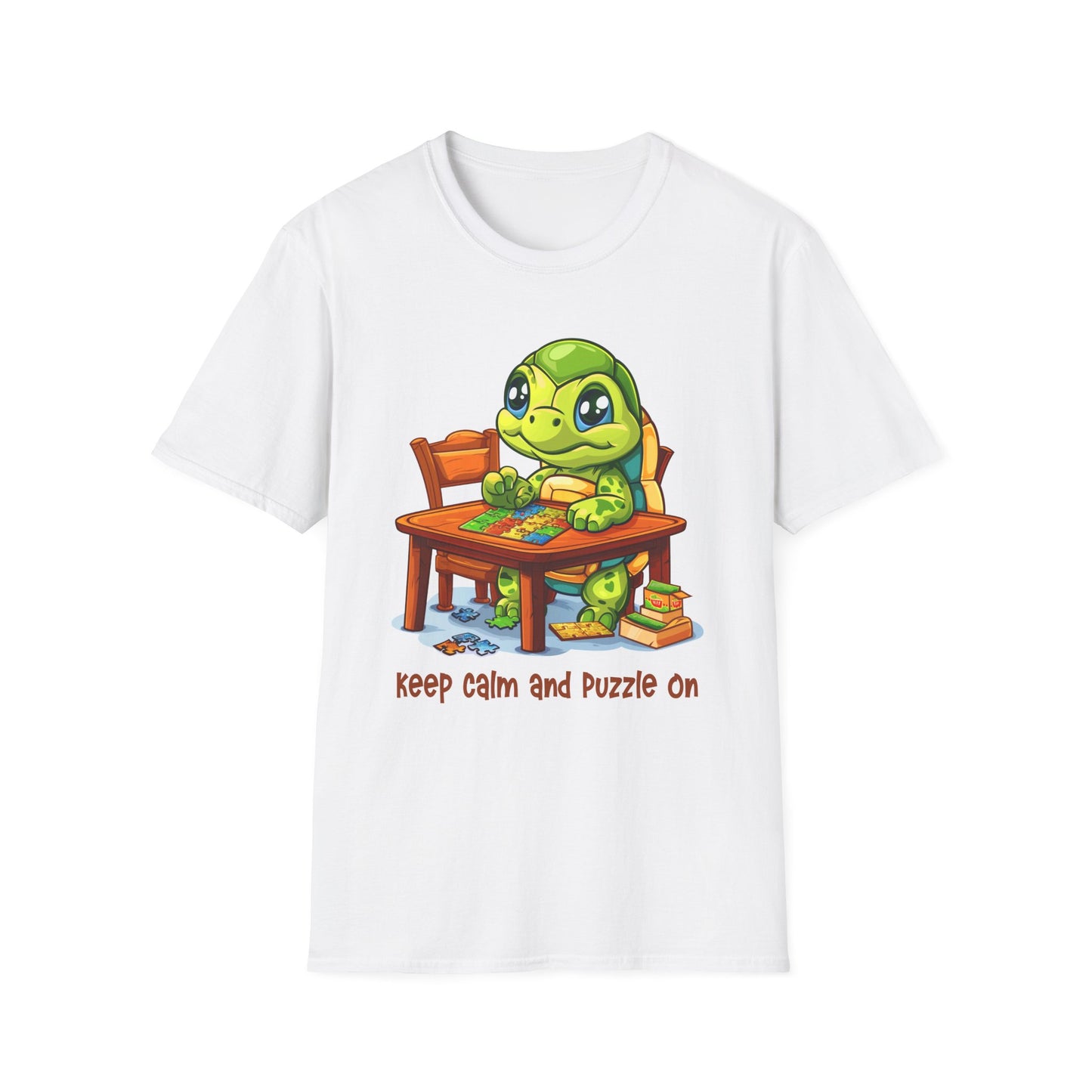 Turtle Puzzler Softstyle T-Shirt