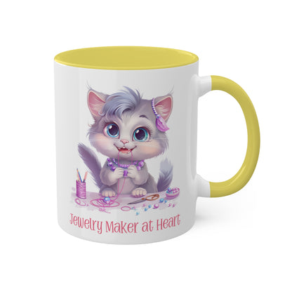 Kitty Cat Jewelry Maker Mug