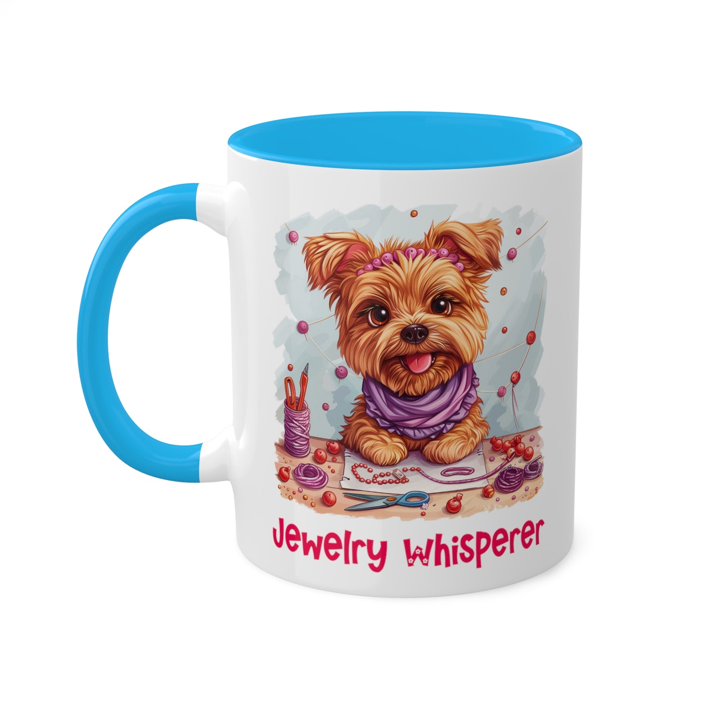 Terrier Dog Jewelry Maker Mug