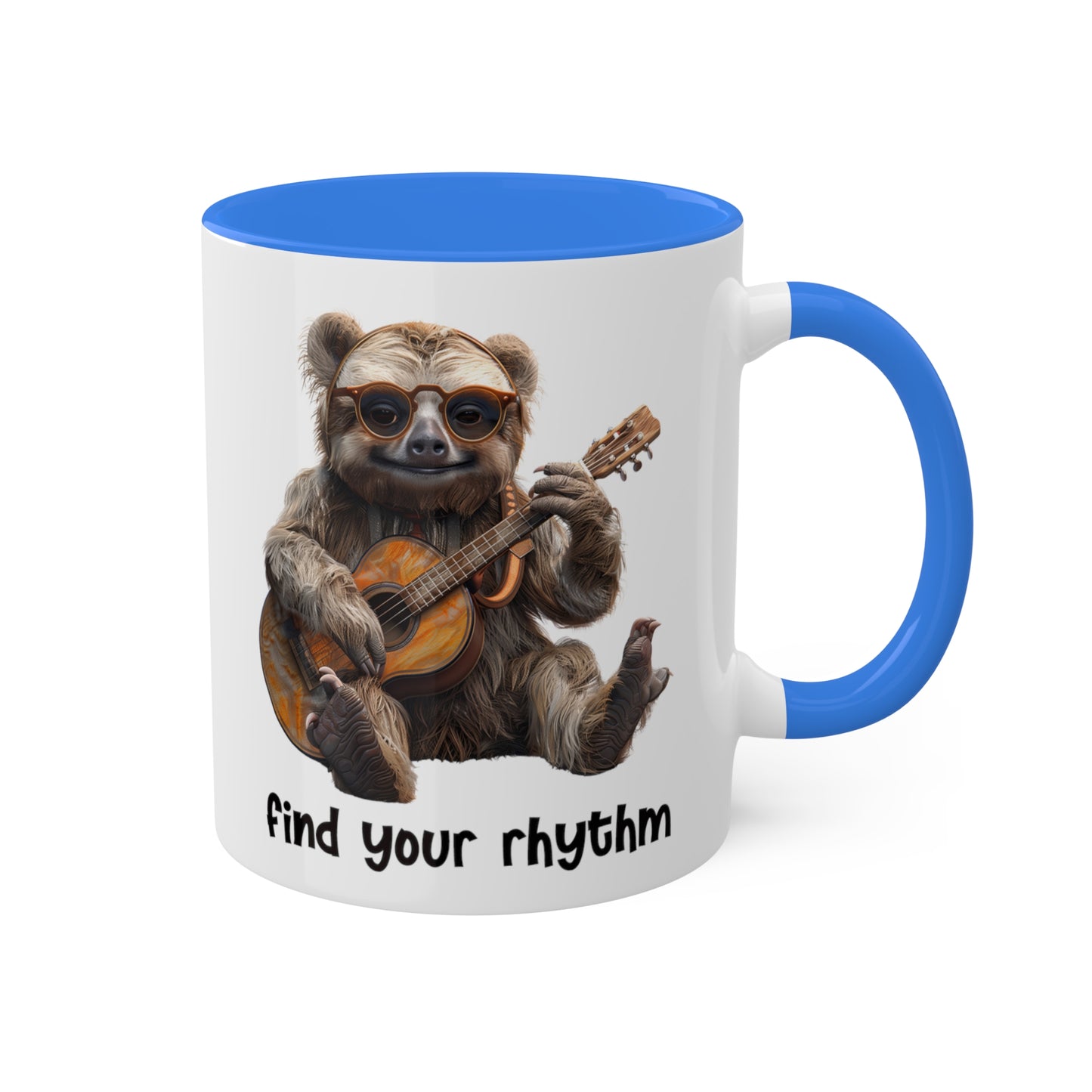 Sloth Musician Mug