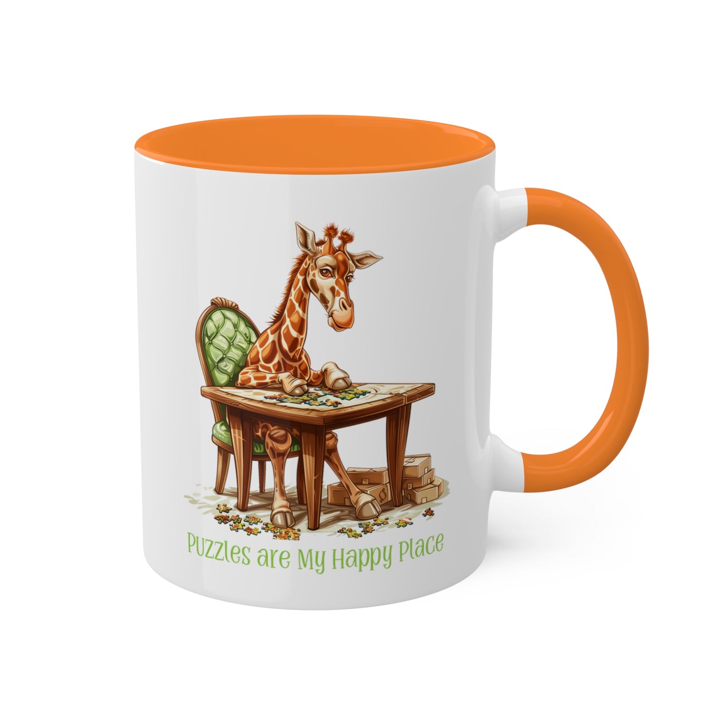 Giraffe Puzzler Mug