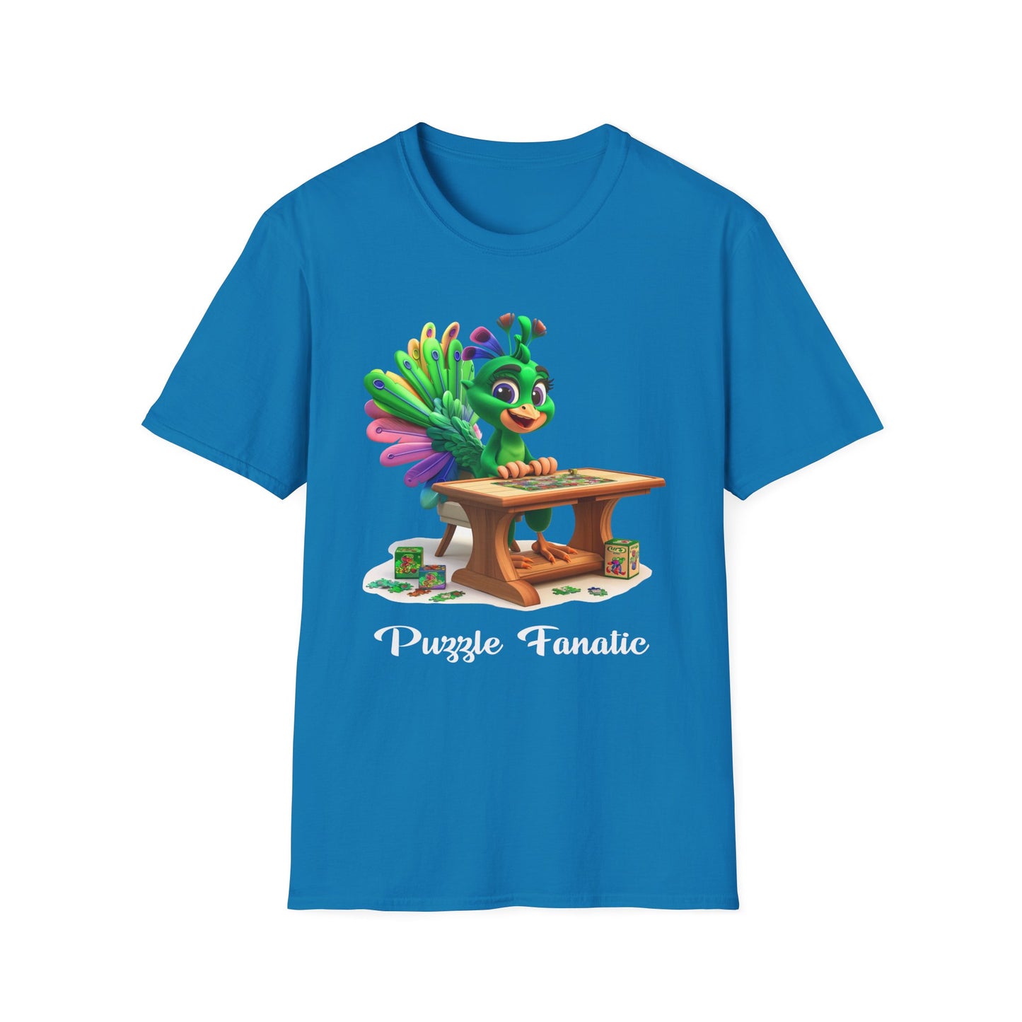 Peacock Puzzler Softstyle T-Shirt