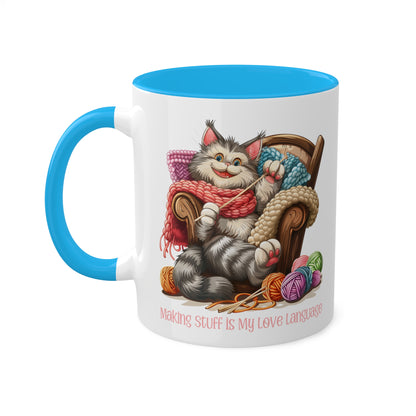 Cat Crocheter Mug