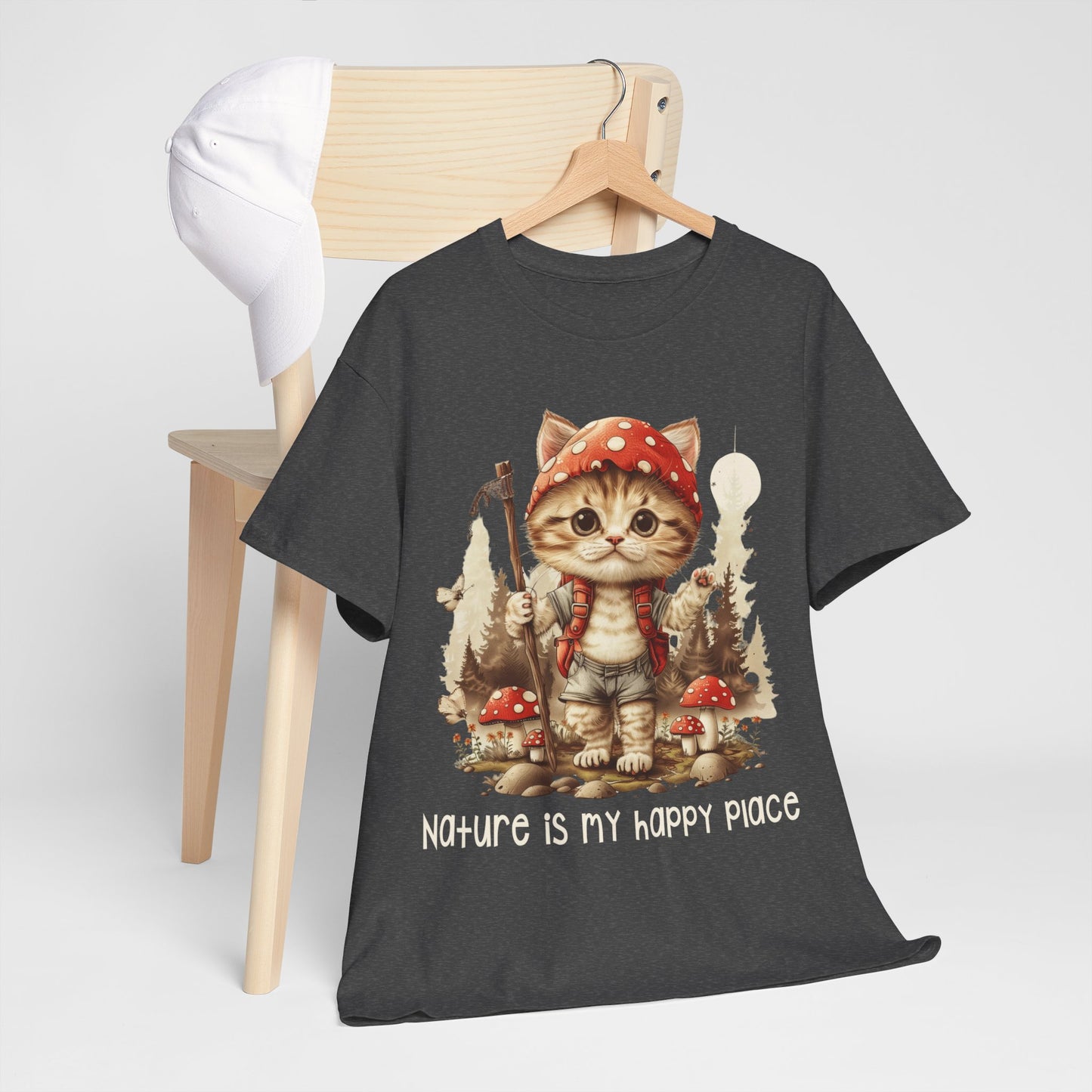 Cat Hiker Tee