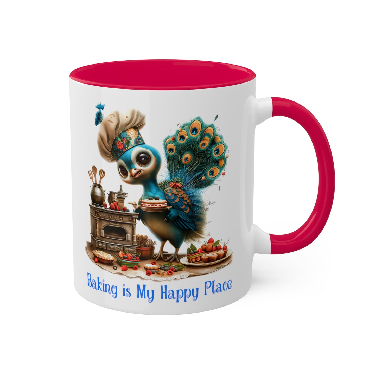 Peacock Baker Mug