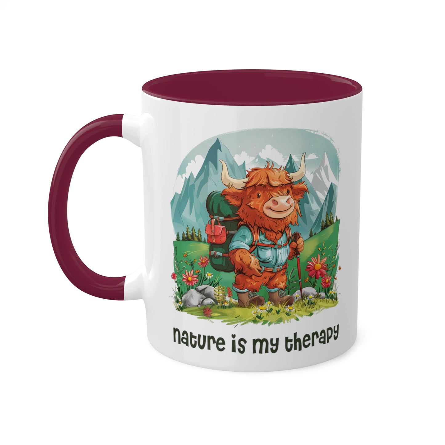 Highland Cow Backpacker Mug