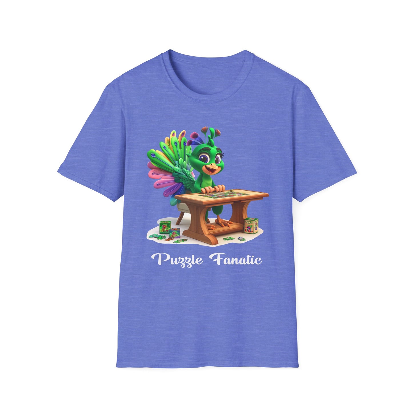 Peacock Puzzler Softstyle T-Shirt