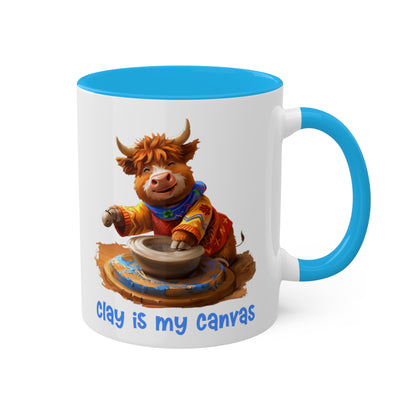 Highland Cow Potter Mug