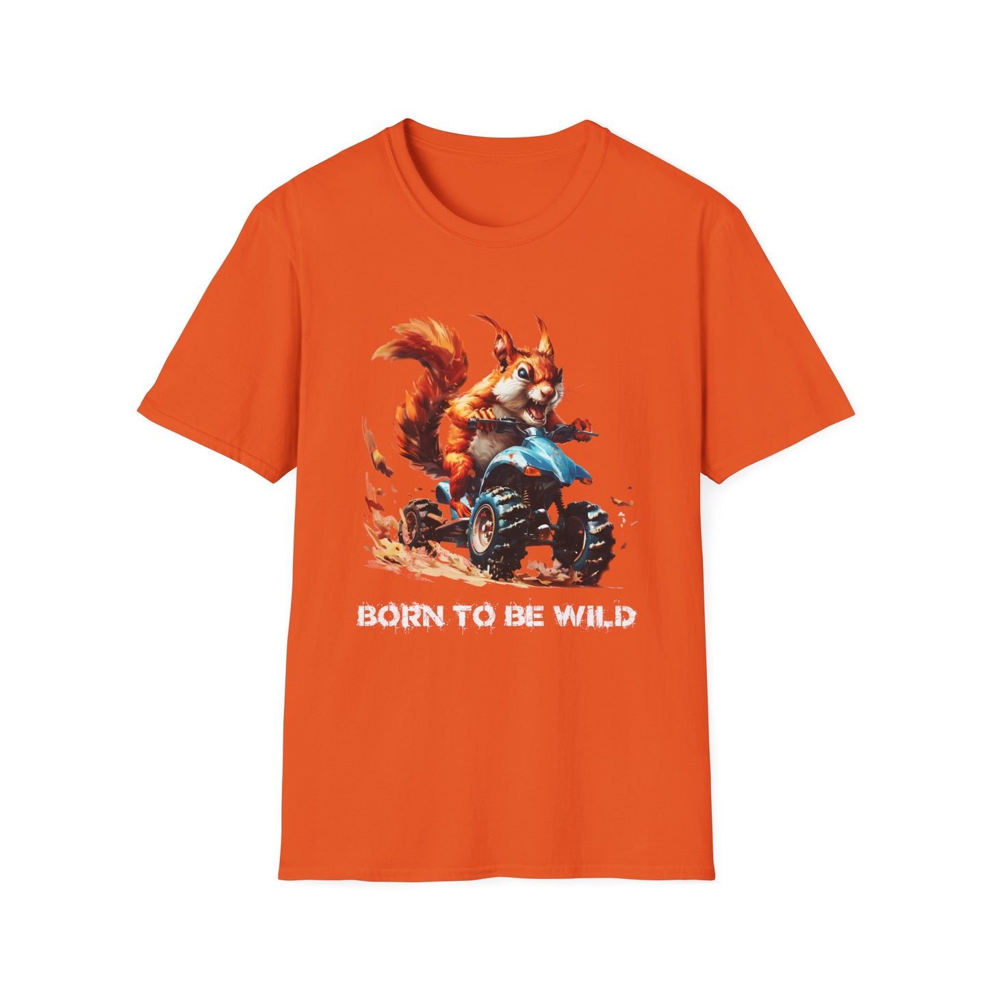 Squirrel Quad Rider Softstyle T-Shirt