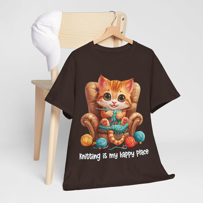 Cat Knitter Tee