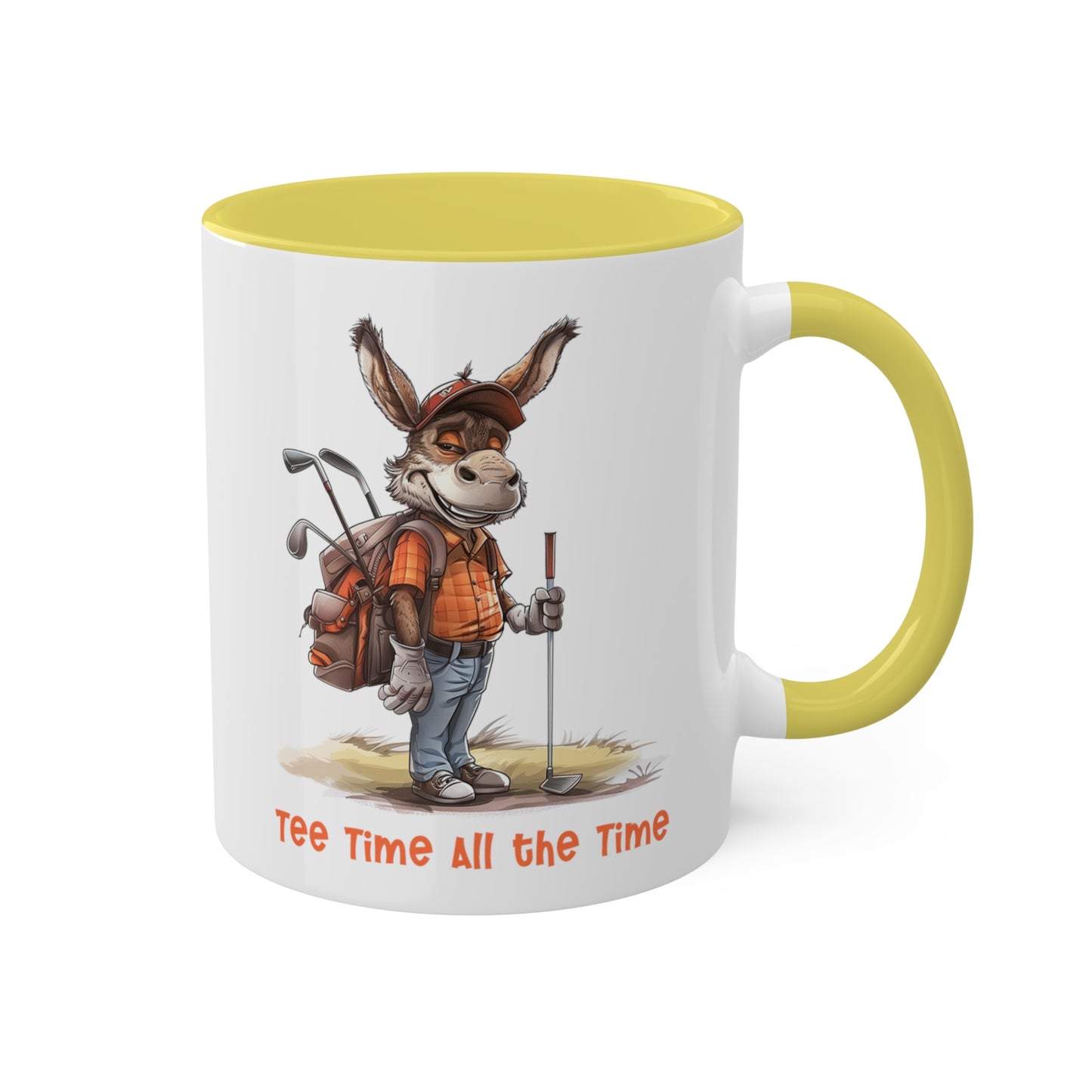 Donkey Golfing Mug