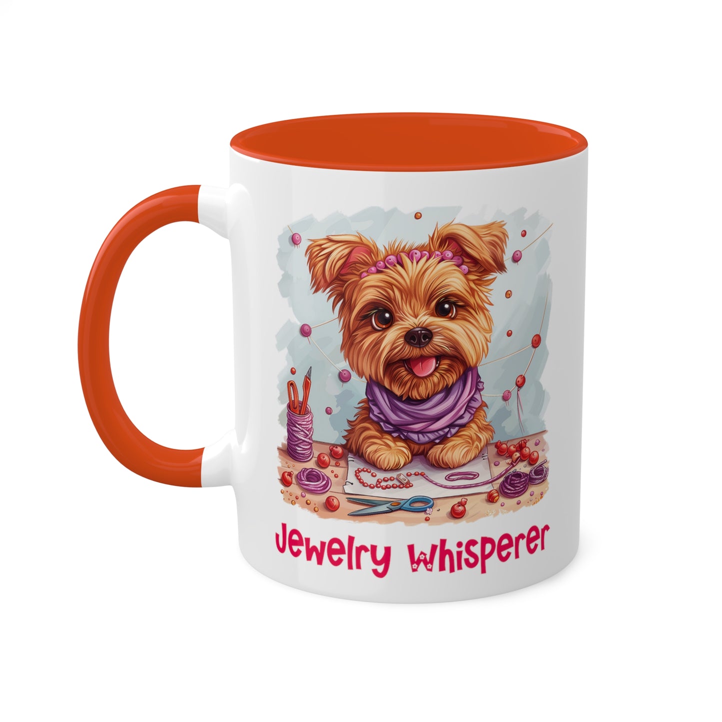 Terrier Dog Jewelry Maker Mug