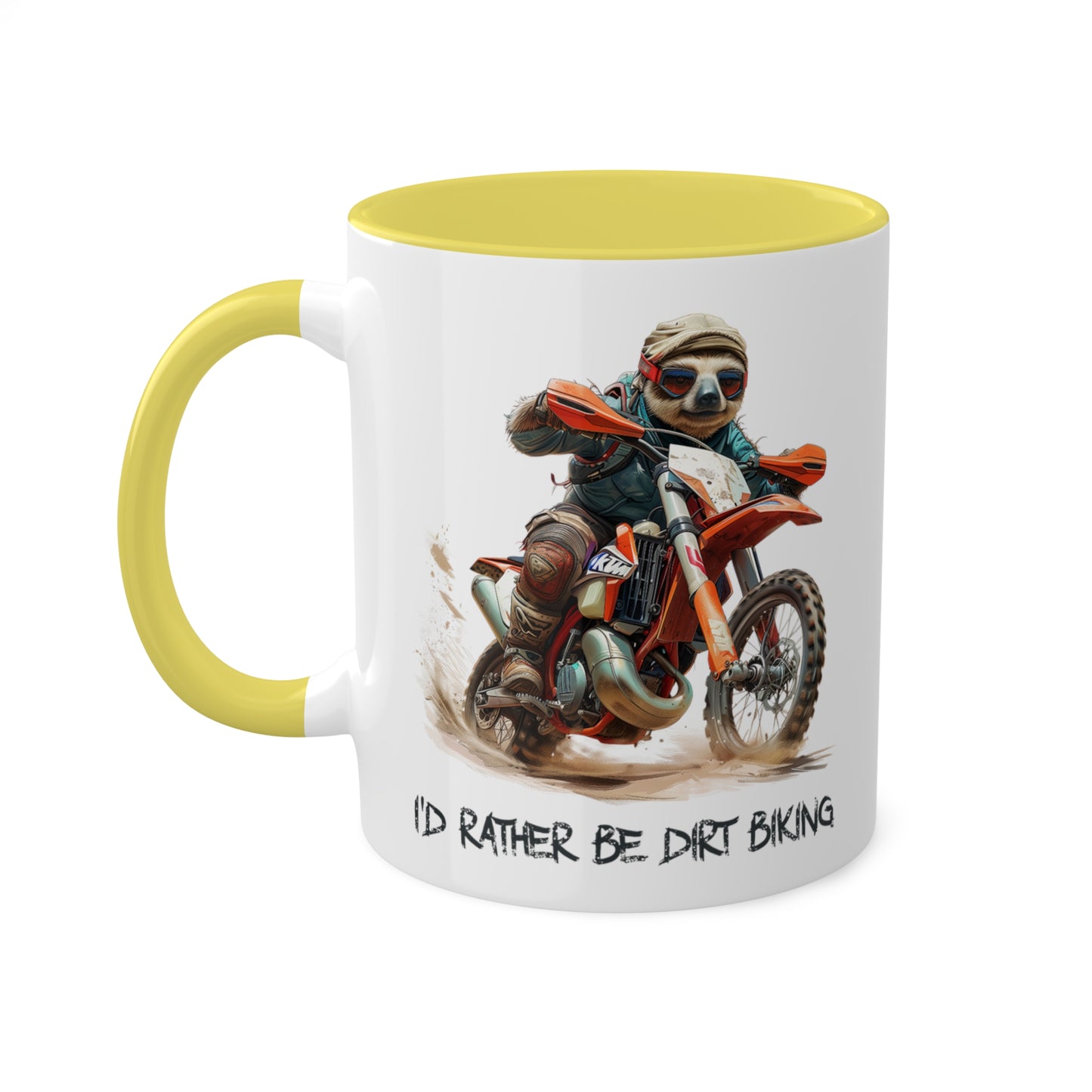 Sloth Dirt Biker Mug