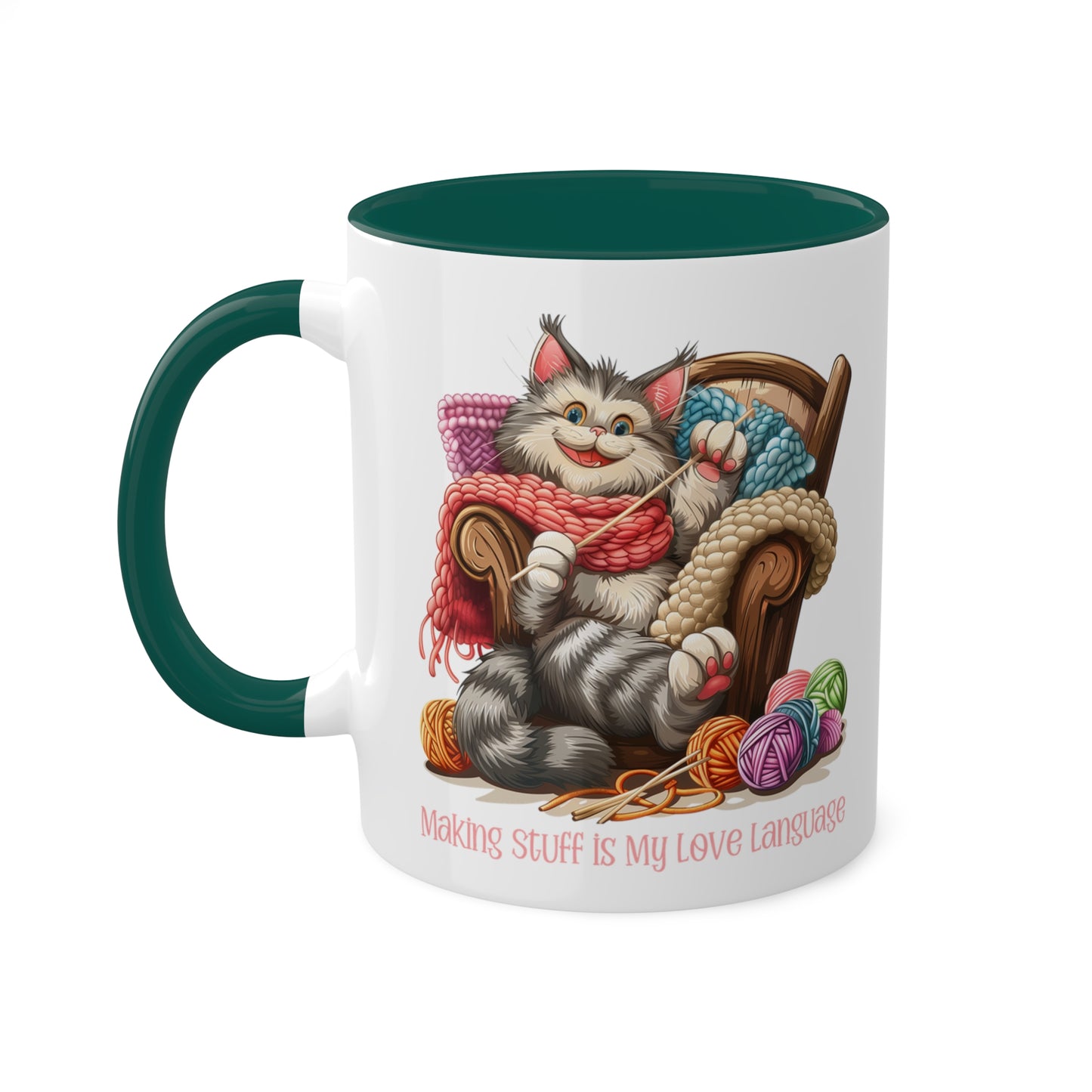 Cat Crocheter Mug