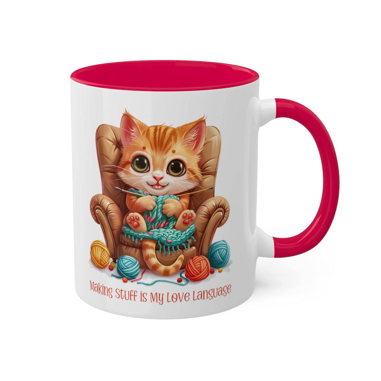 Cat Knitter Mug