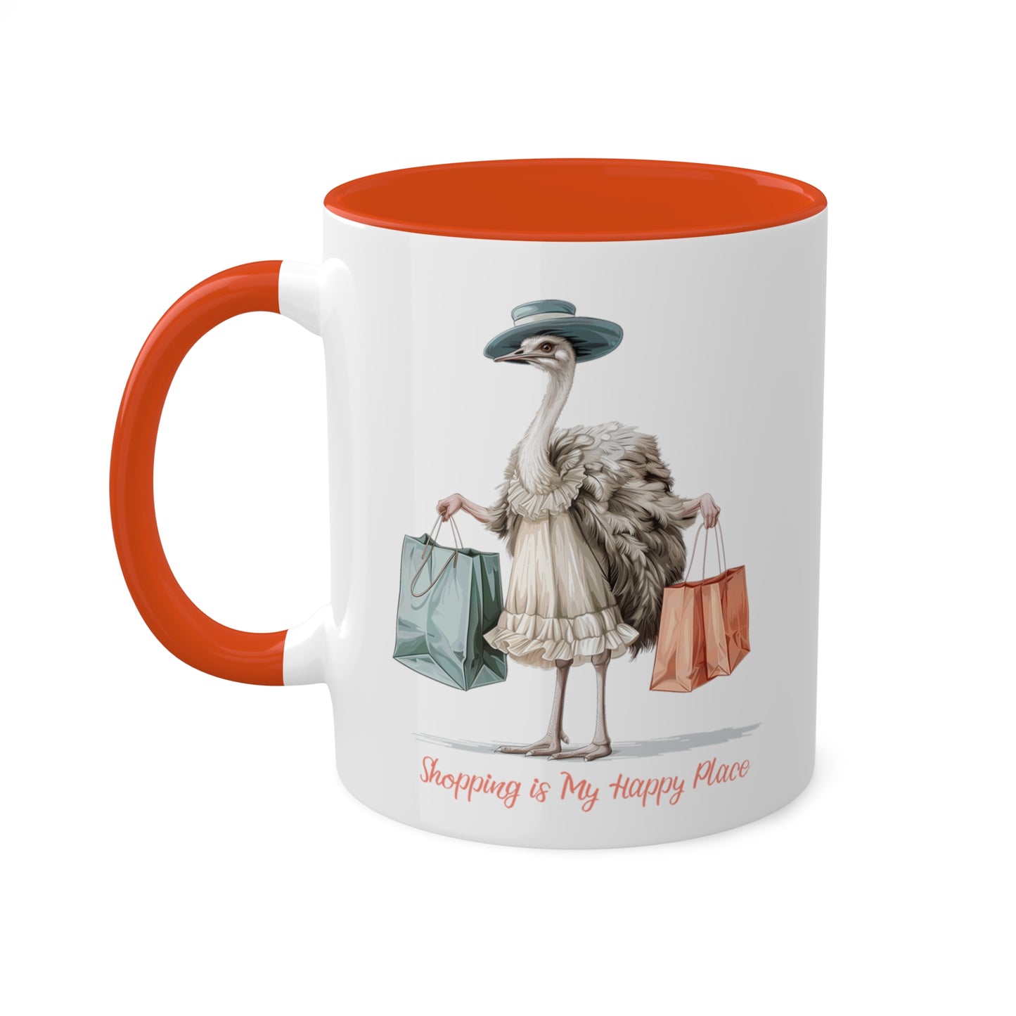 Ostrich Shopper Mug