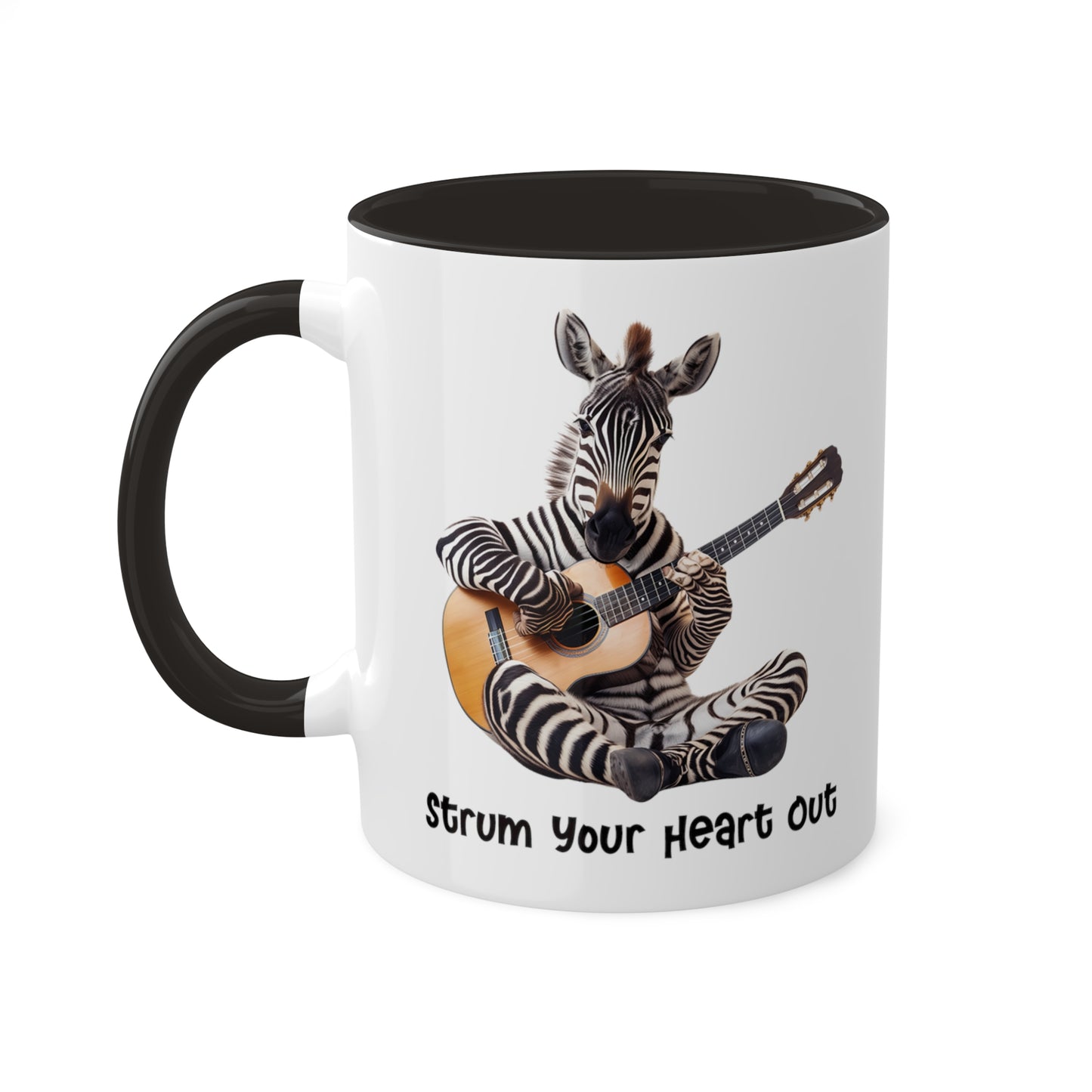 Zebra Musician Mug