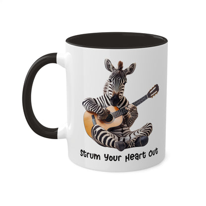 Zebra Musician Mug