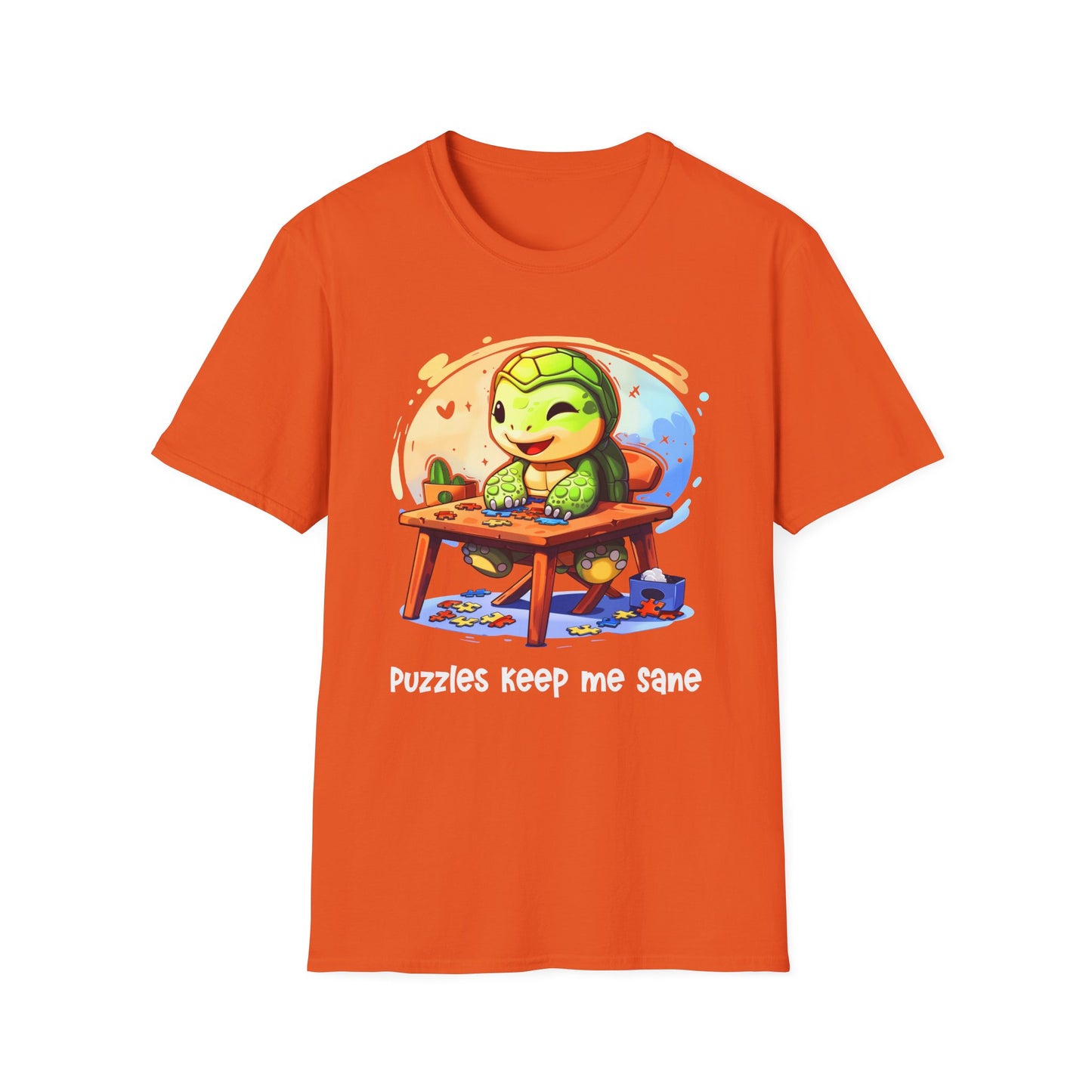 Turtle Puzzler Softstyle T-Shirt