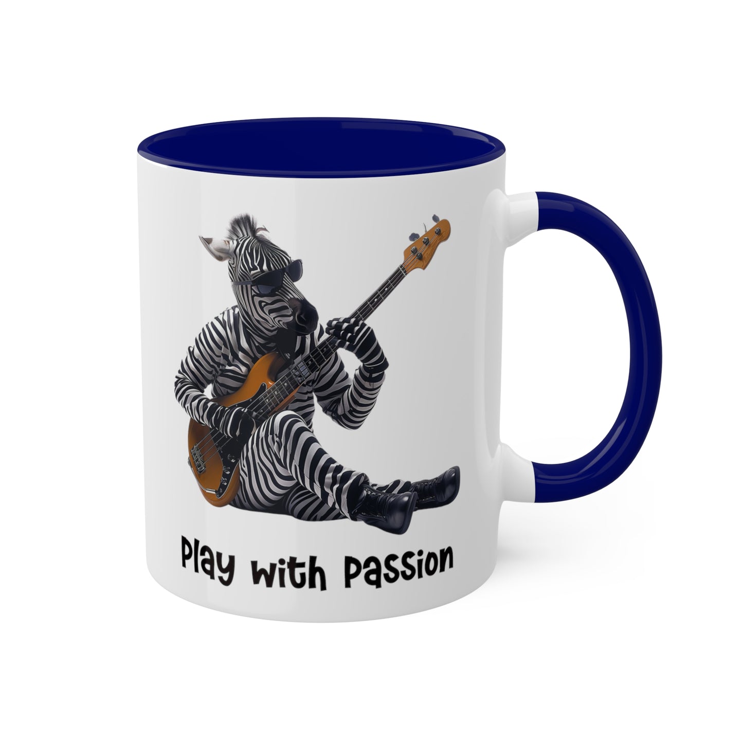 Zebra Musician Mug