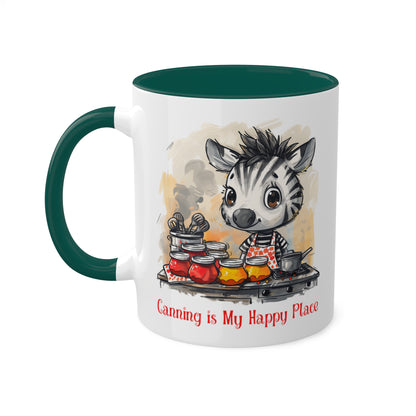 Zebra Canner Mug