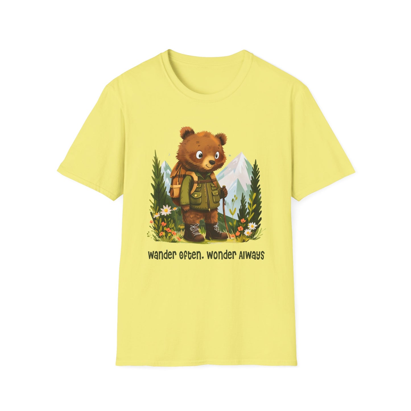 Bear Hiker Softstyle T-Shirt