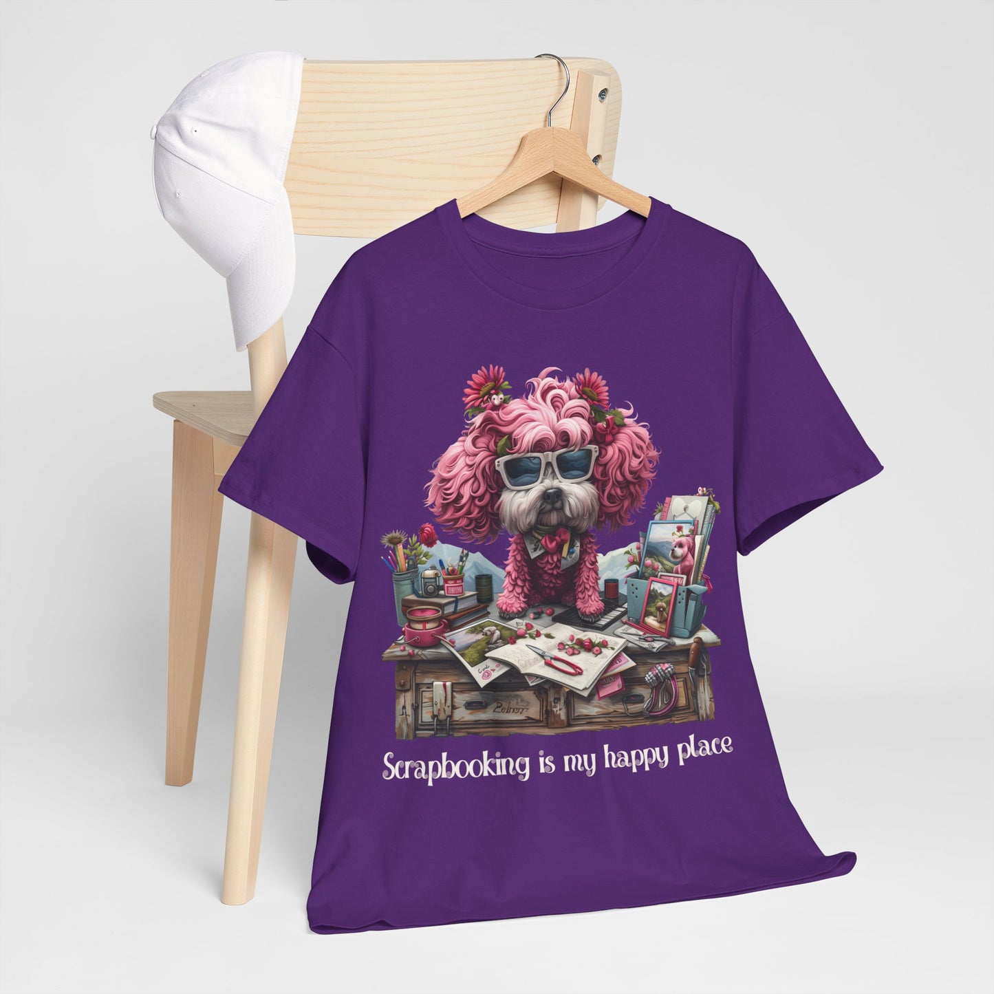 Poodle Scrapbooker Tee