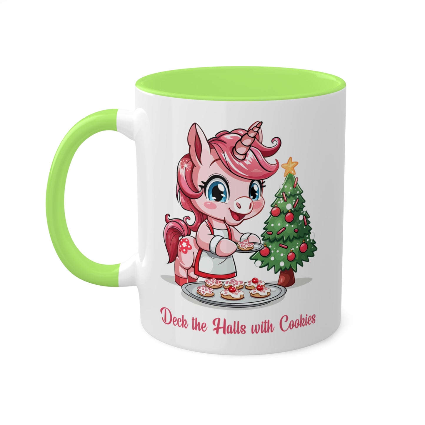 Unicorn Christmas Baker Mug