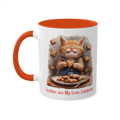 Cat Christmas Baker Mug