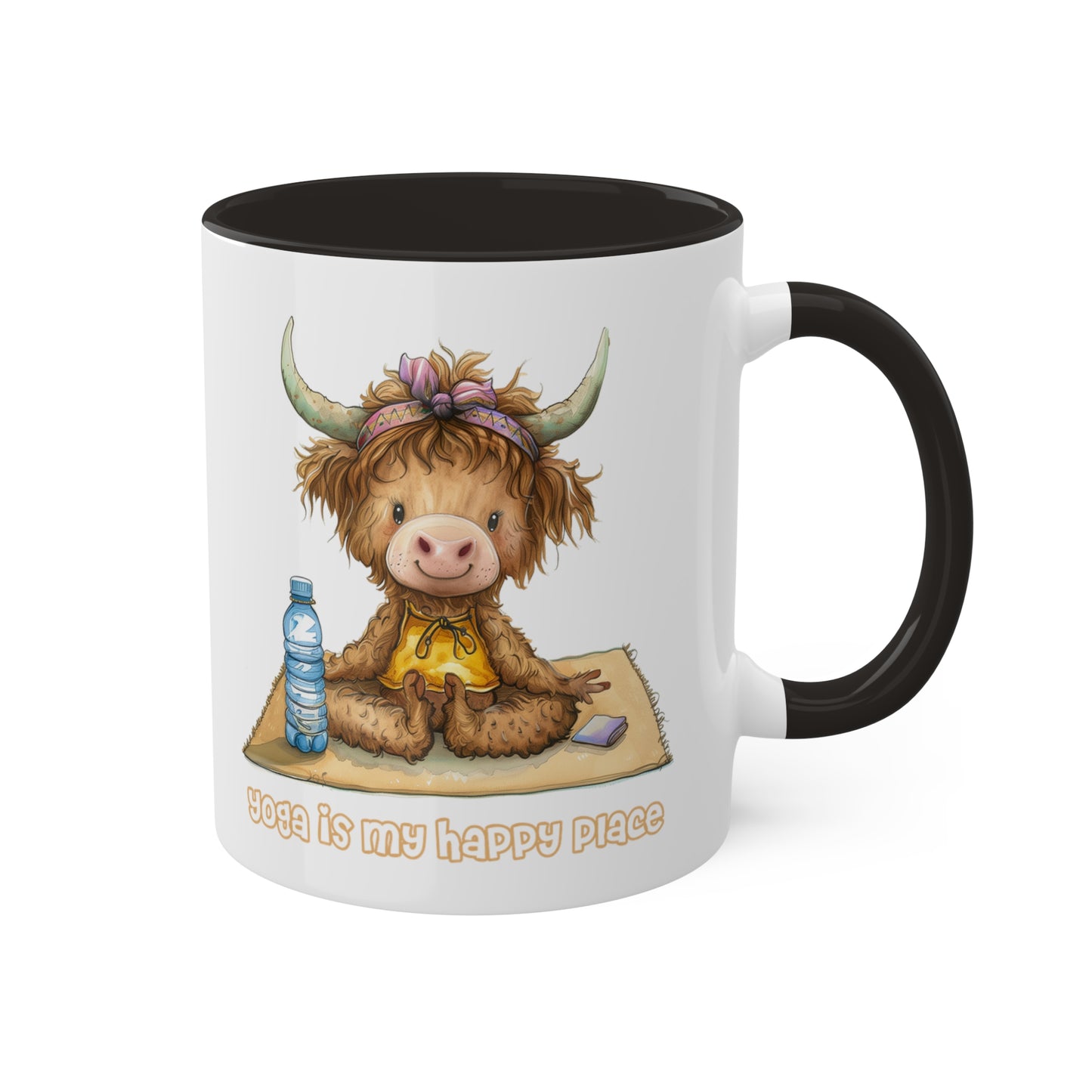 Highland Cow Yoga Mug