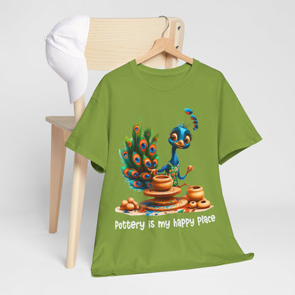 Peacock Pottery Tee