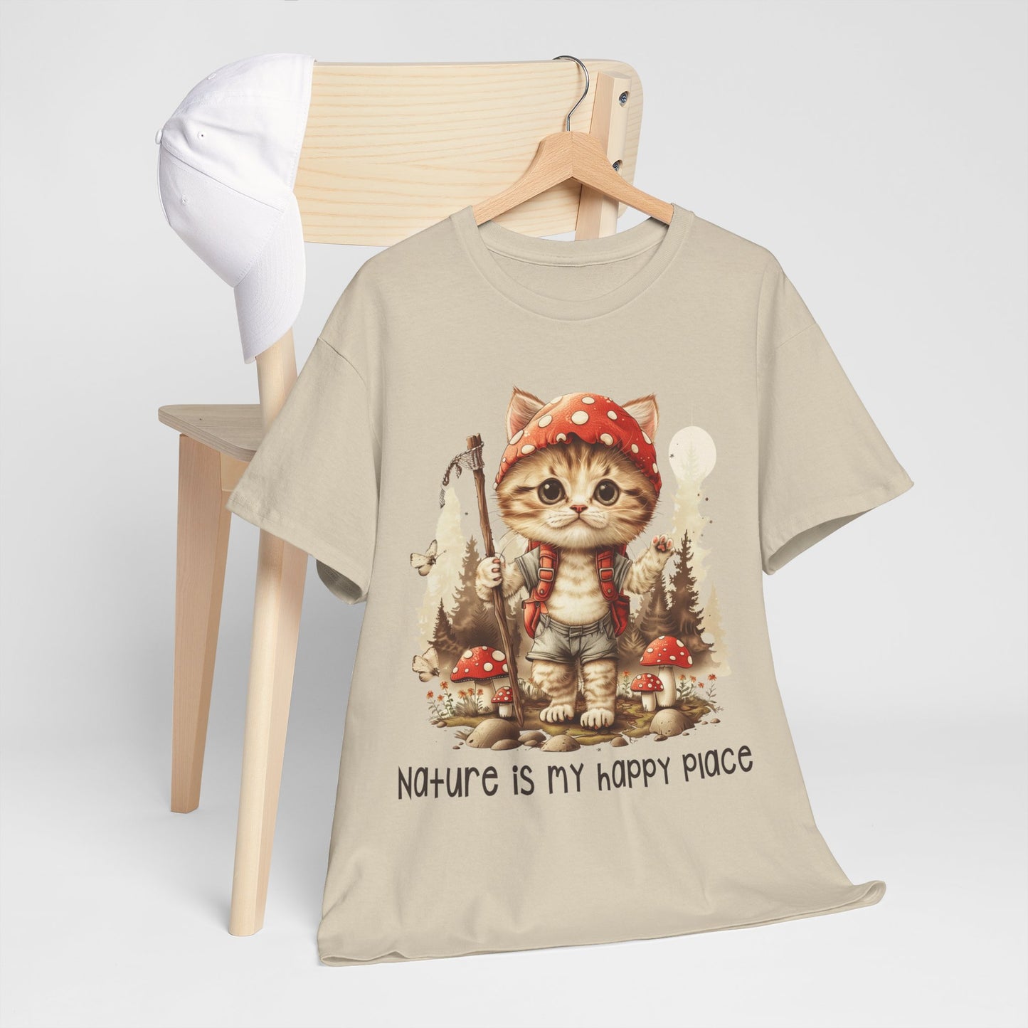 Cat Hiker Tee